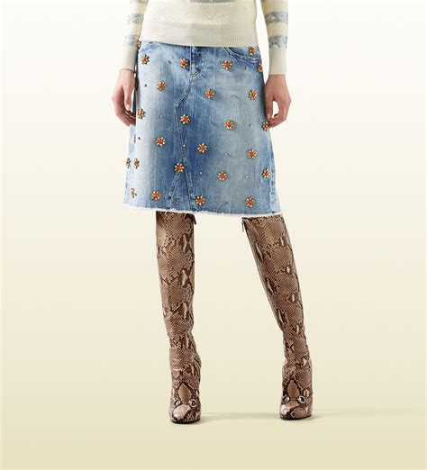 gucci blue skirt|gucci skirts women.